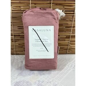 Casaluna Supima Sateen King Pillowcase Set Rose
